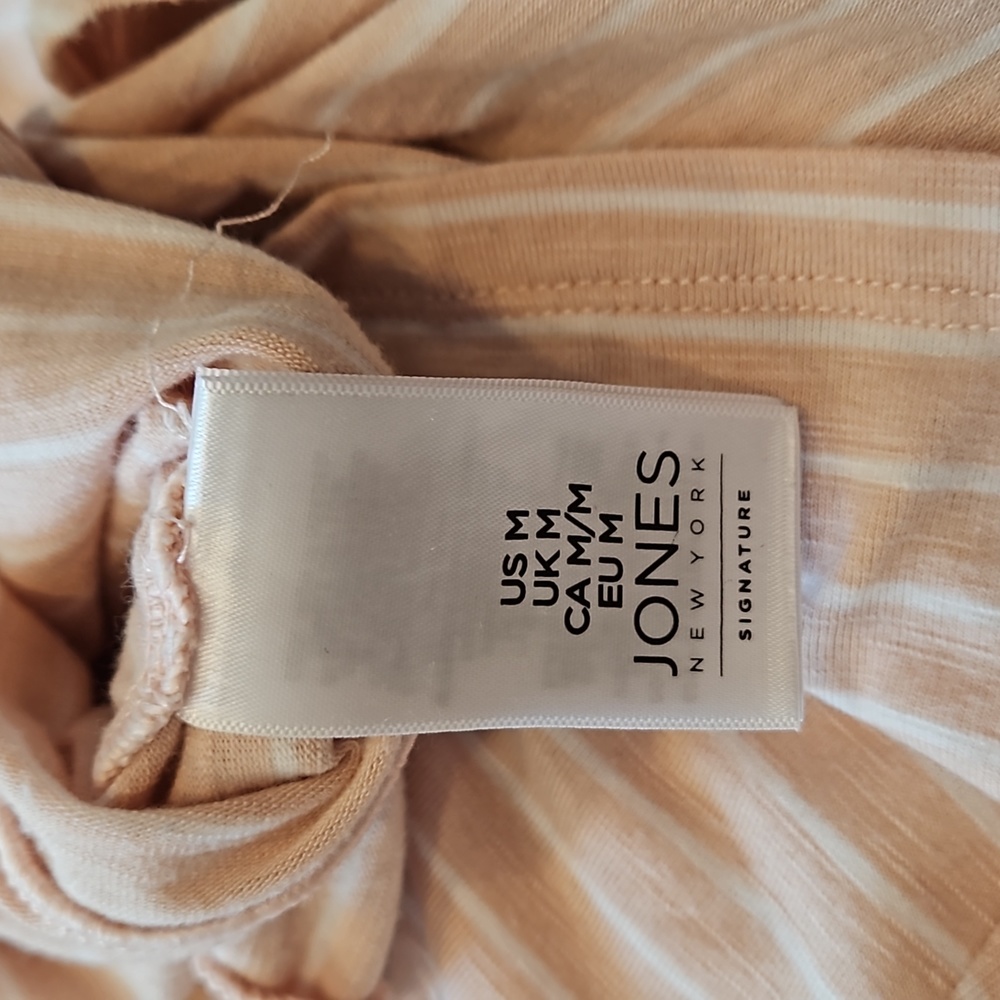 Jones New York Pink Striped Top - Picture 11 of 12